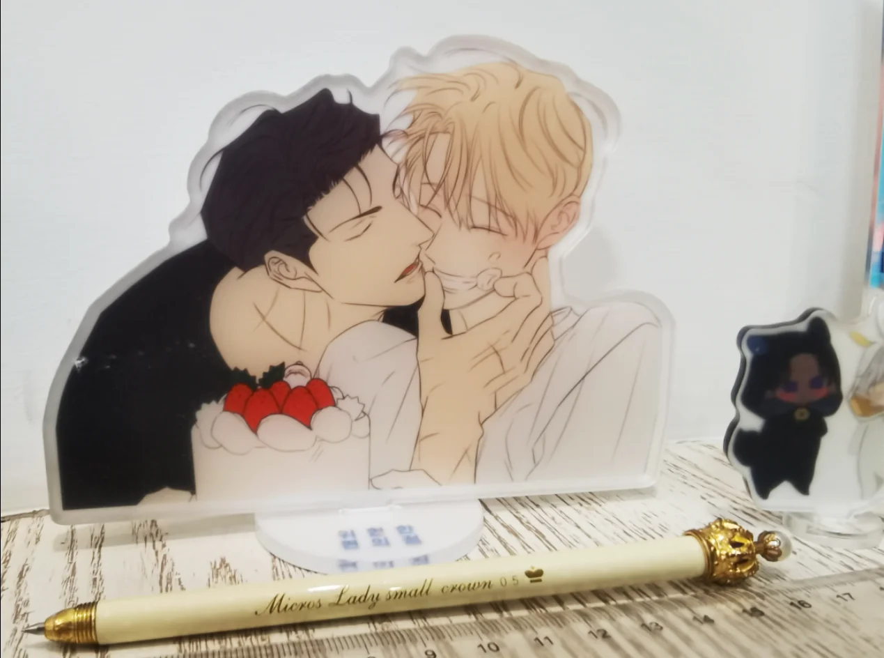 [Unofficial Original]Korea comic The Dangerous Convenience Store Transparent board single insertion acrylic stand+base printing