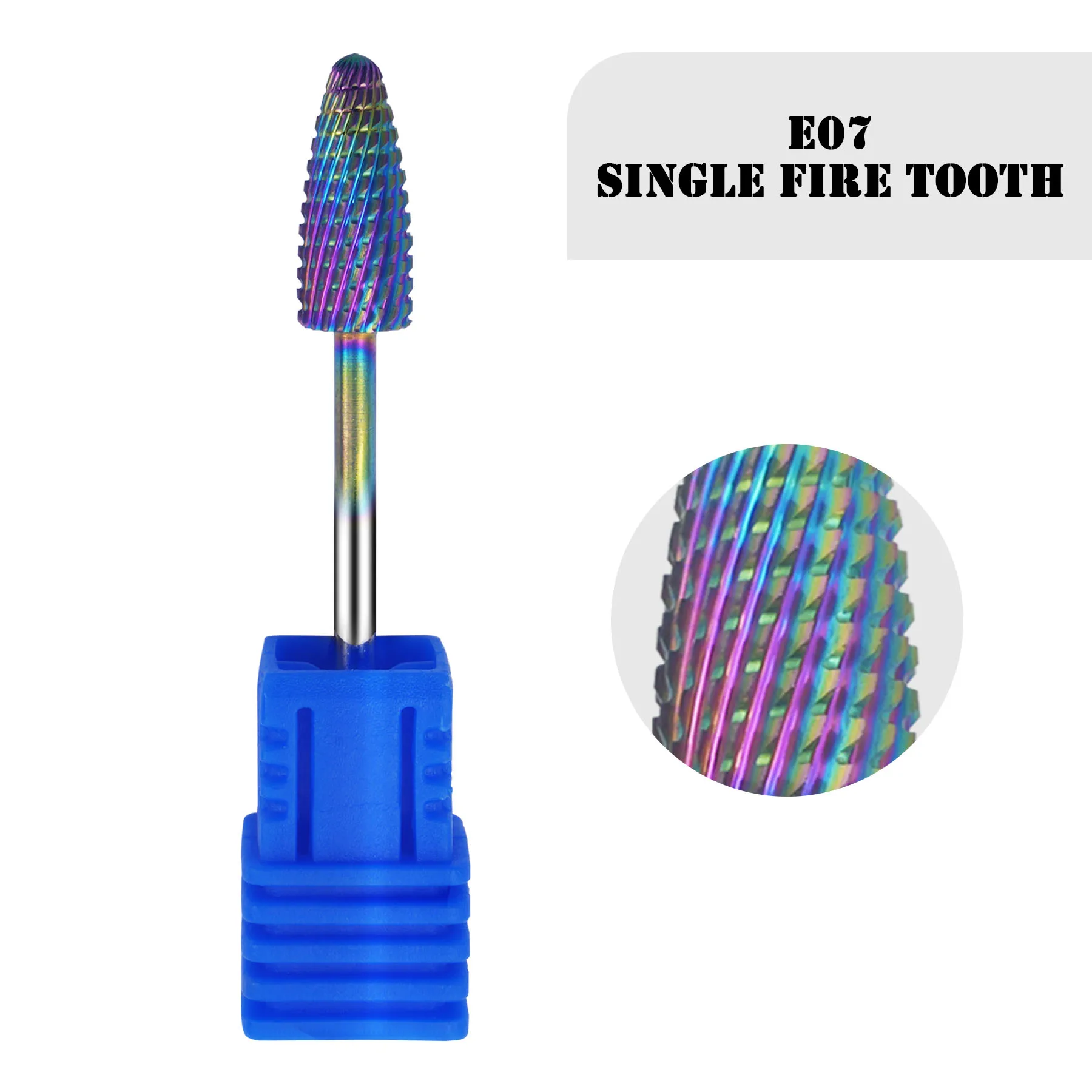 Juego de brocas para uñas de carburo de tungsteno 5 en 1, fresas eléctricas para manicura, removedor de esmalte de Gel, rebaba para el cuidado de las uñas