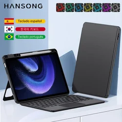 For Xiaomi Mi Pad 5 Magic Keyboard for Xiaomi Mi Pad 6/6 Pro Case for Mi Pad 5 / 5 Pro 11 inch Backlit Bluetooth Keyboard Cover