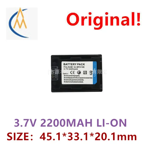 Applicable to Samsung smx-f44 F40 F50 f70bp hmx-h200 H204 ia-bp210e battery, recharged 1100 times, with protection board