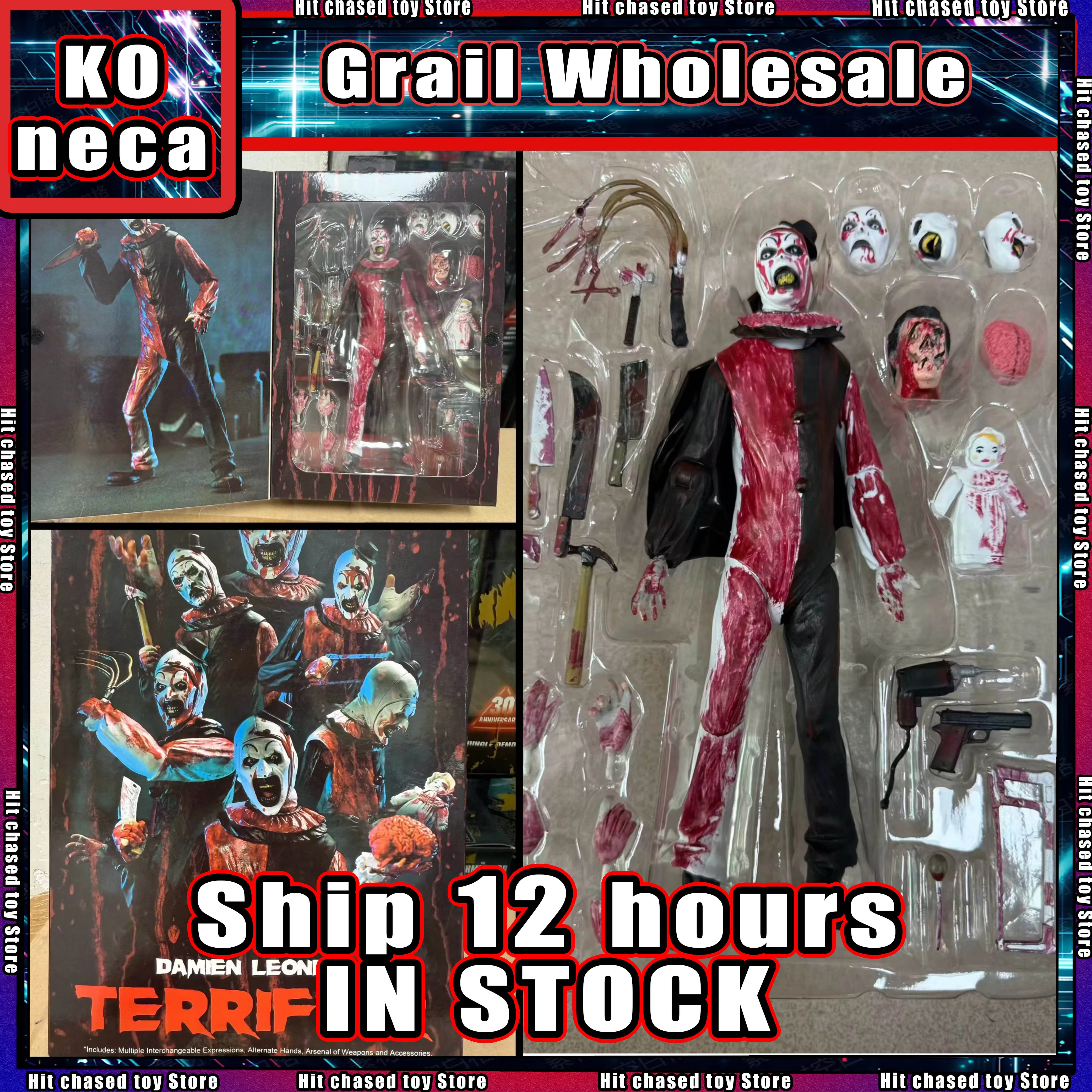 

[In Stock!] KO Neca Gory Terrifier 7-inch articulated action figure model gifts toys