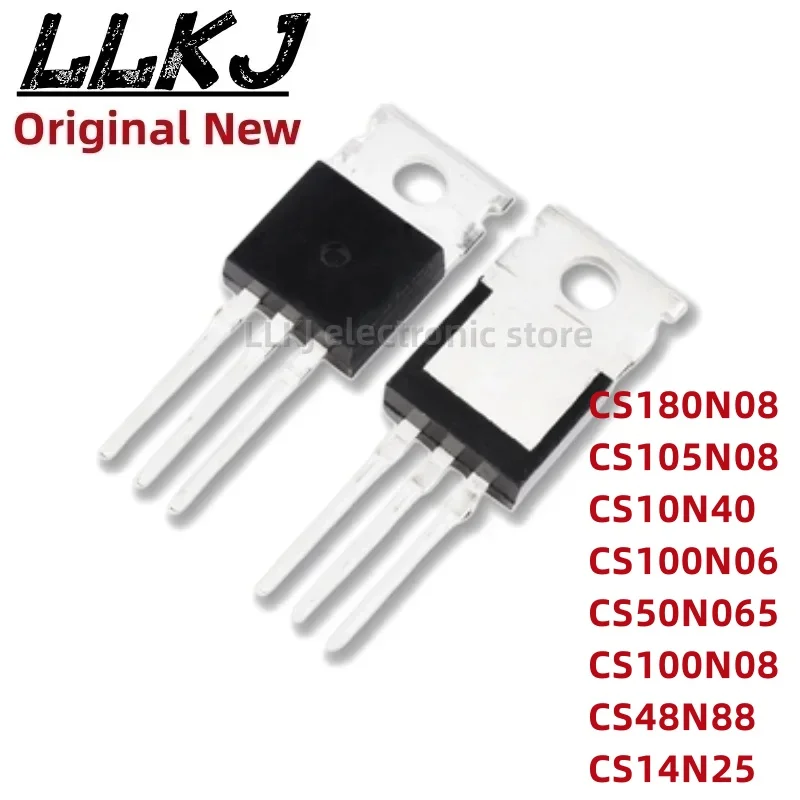 1pcs CS180N08 CS105N08 CS10N40 CS100N06 CS50N065 CS100N08 CS48N88 CS14N25 TO220 MOS FET TO-220