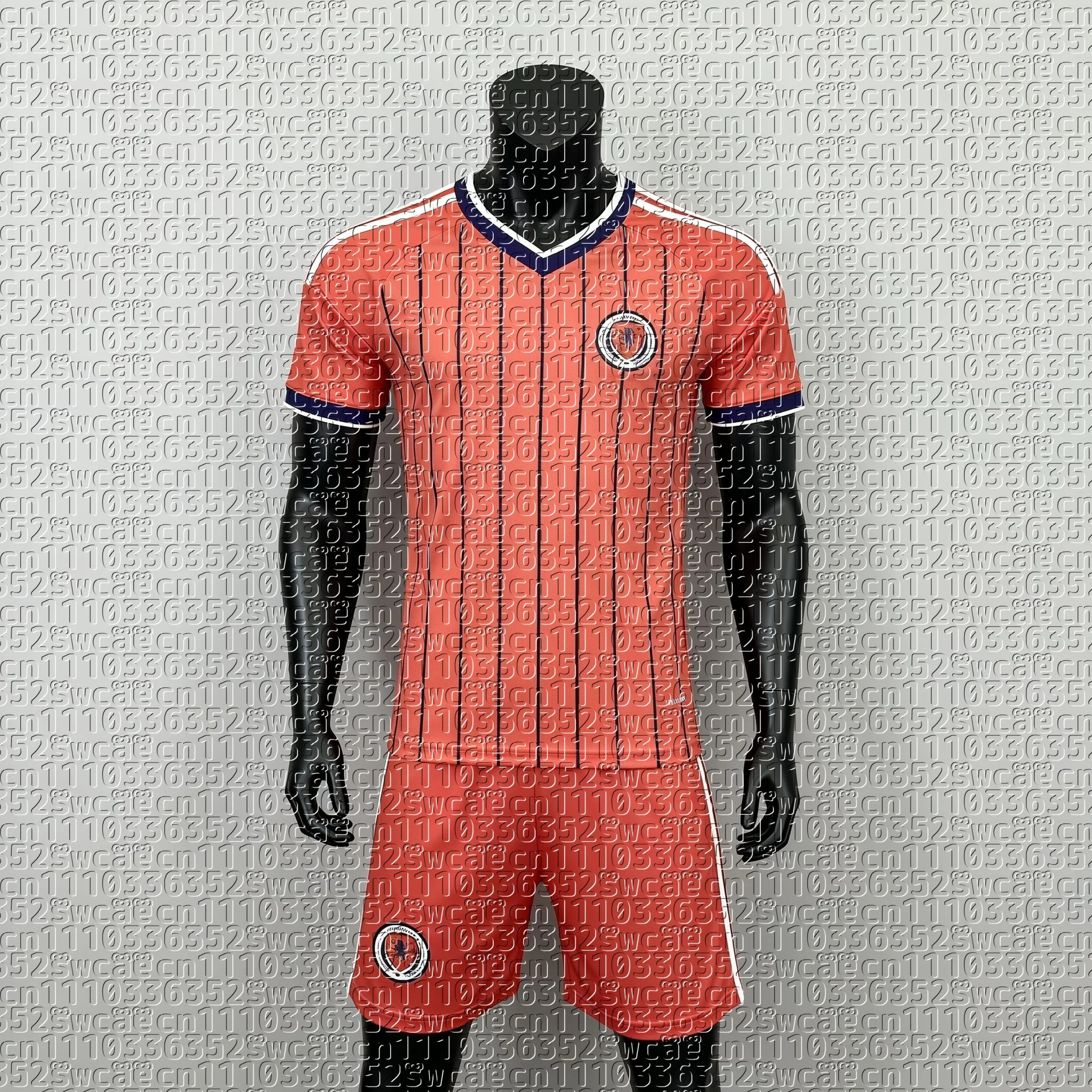 

2026 new men's T-shirt set, Scottish football jersey team kit, summer training uniform, adult sports top, shorts