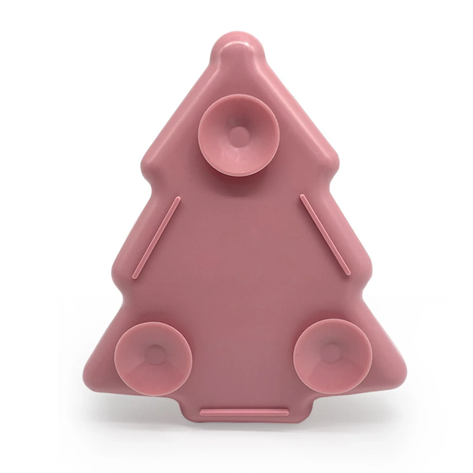 Toddler Christmas Tree Shape Suction Plates Non-Slip Suction Cup Toddler Plates Fun Way to Enjoy Food Without the Mess