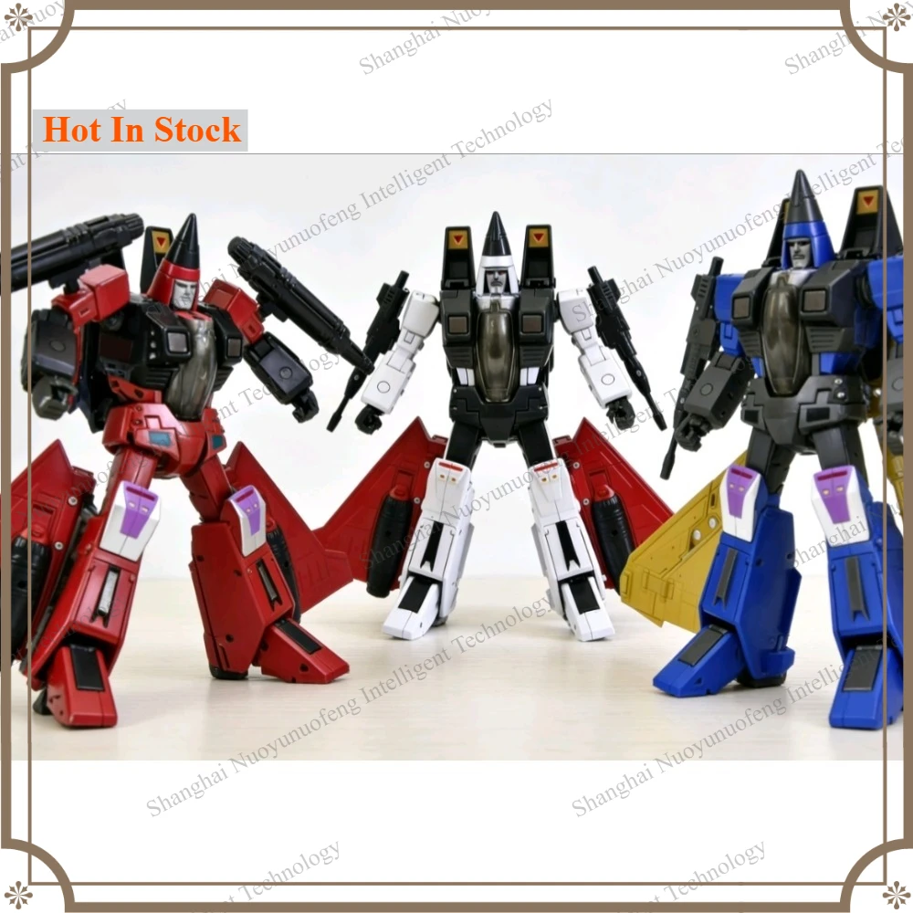 

In Stock Transformed Toys 22cm MPU-01MPU-02 MPU-03 Dirge Aircraft Squad MP Autobots Hobbies Action Figures Toy Collection Gift