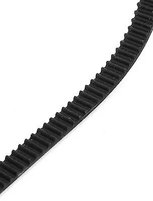 1Pc S2M-240 120 Teeth 2mm Pitch 6mm Width Industrial Timing Belt Black