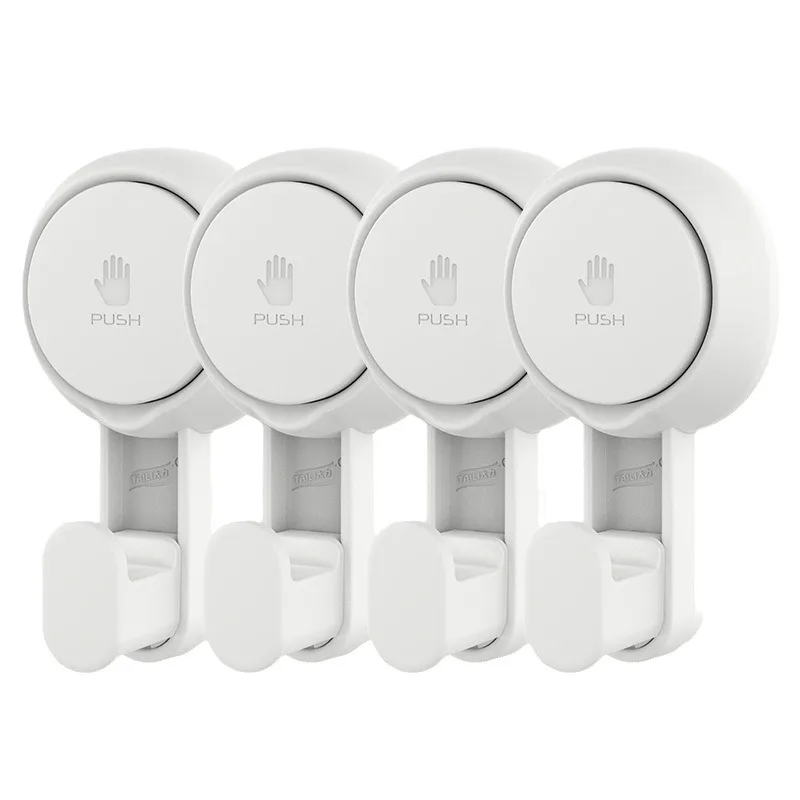 

Набор из 4 крючков на присосках, сверхпрочные держатели для полотенец, легко устанавливаемые, для ванной, кухни, отеля, без сверления