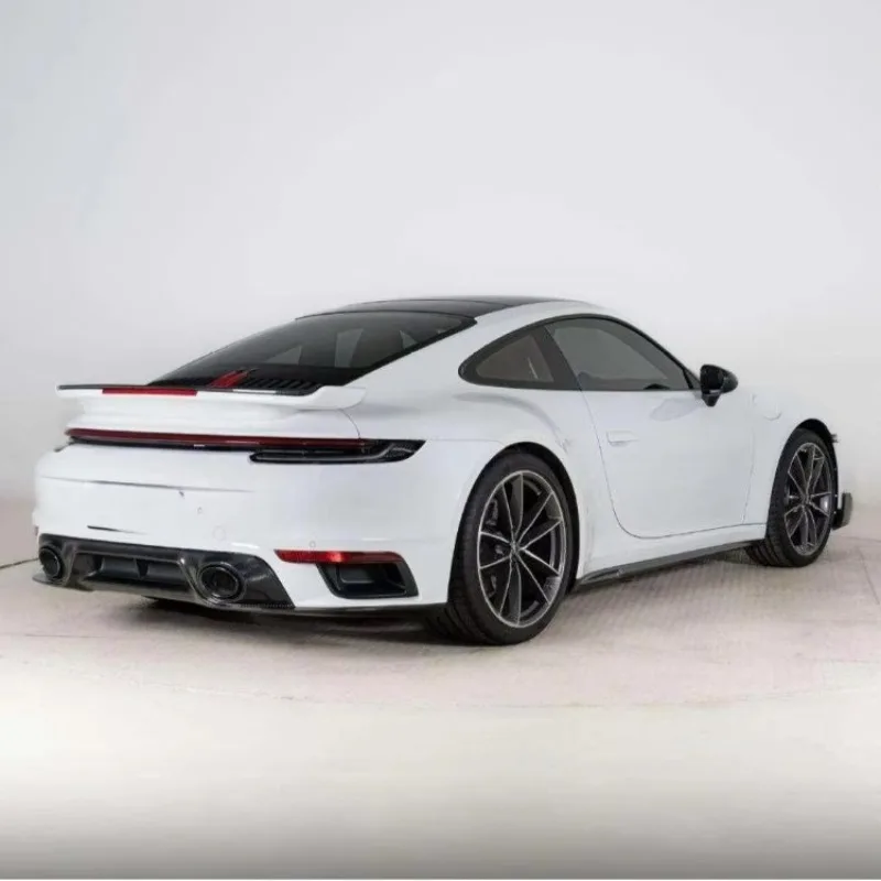 New Dry Carbon Fiber Rear Diffuser & Lip for 911 (992) 2020- Bumper Body Kit for Retrofit/Upgrade 6