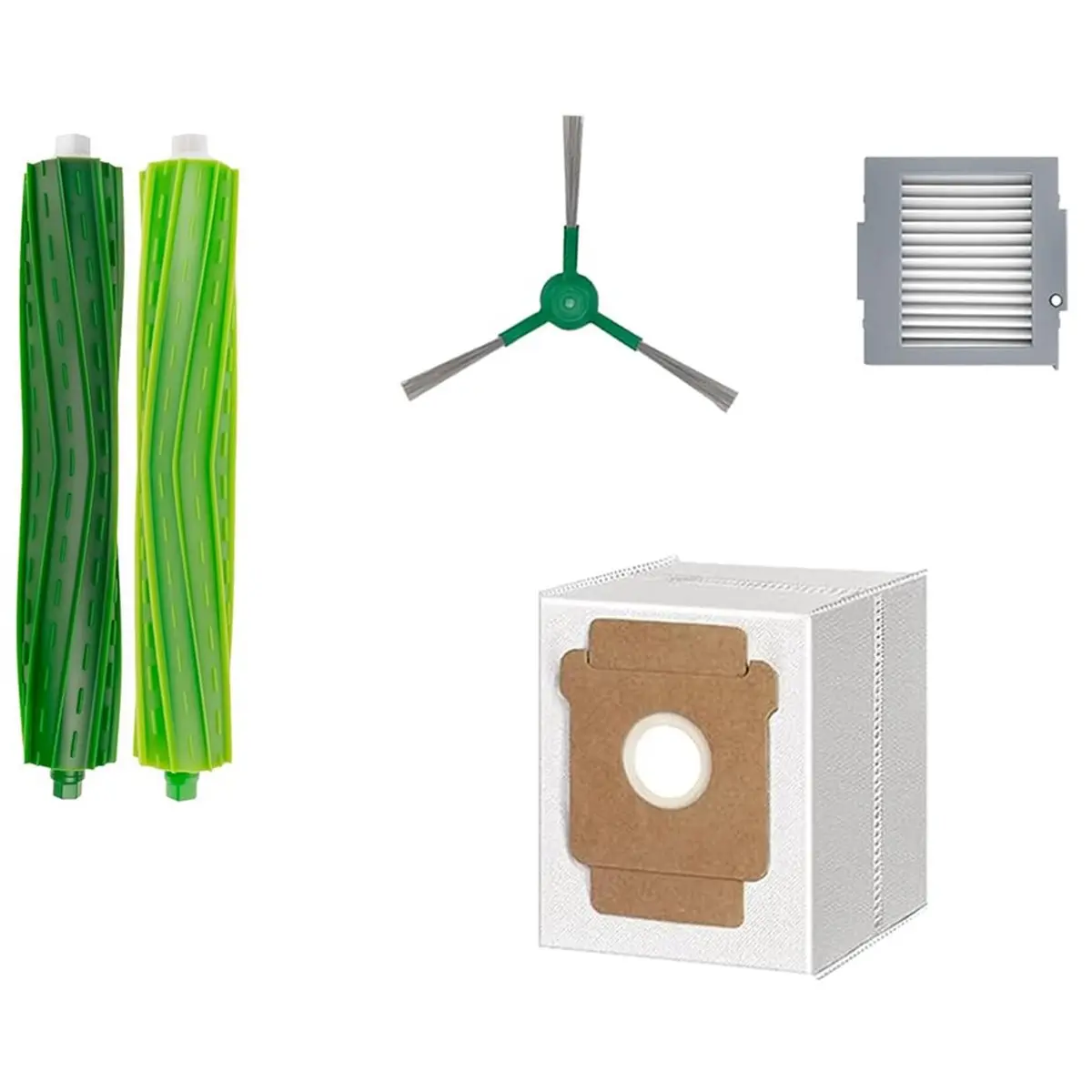 

A60P Accessories for IRobot Roomba Max 705 Vac, Plus 504 Vac Robot Vacuum, Main Side Brush Hepa Filters Dust Bags