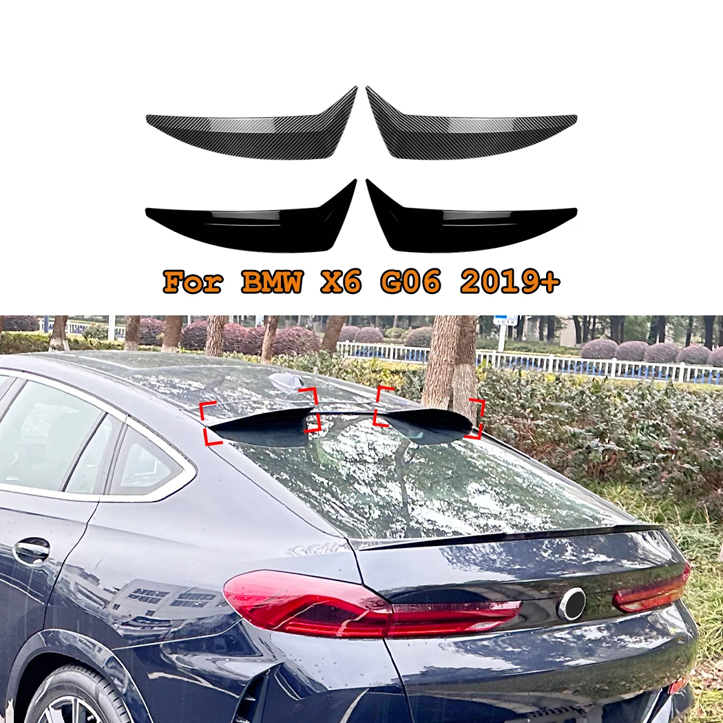 

Car Tail Top Wind Spoilers Wings For BMW X6 G06 2019+ Cars Rear Trunk Roof Sport Spoiler Wing Car Accessories