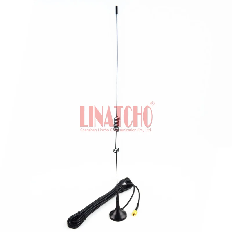 

New Dual Band UT-106 Magnetic Base SMA Male Mobile Antenna for Ham Radio VHF UHF