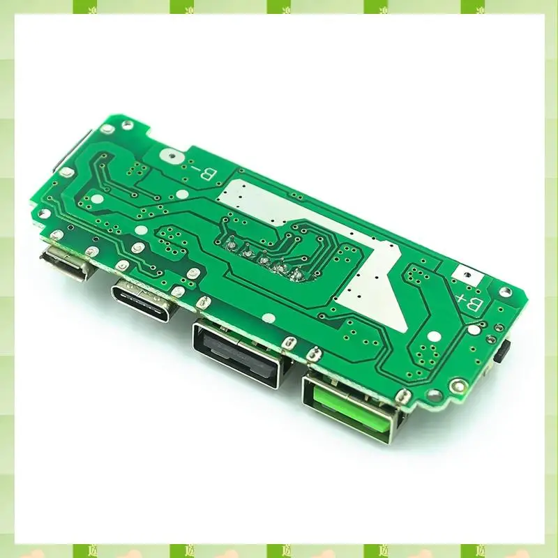 2025 18650 Lithium Battery Digital Display Charging Module 5V 2.4A Three Charging Port With Display Boost Module Durable Easy In