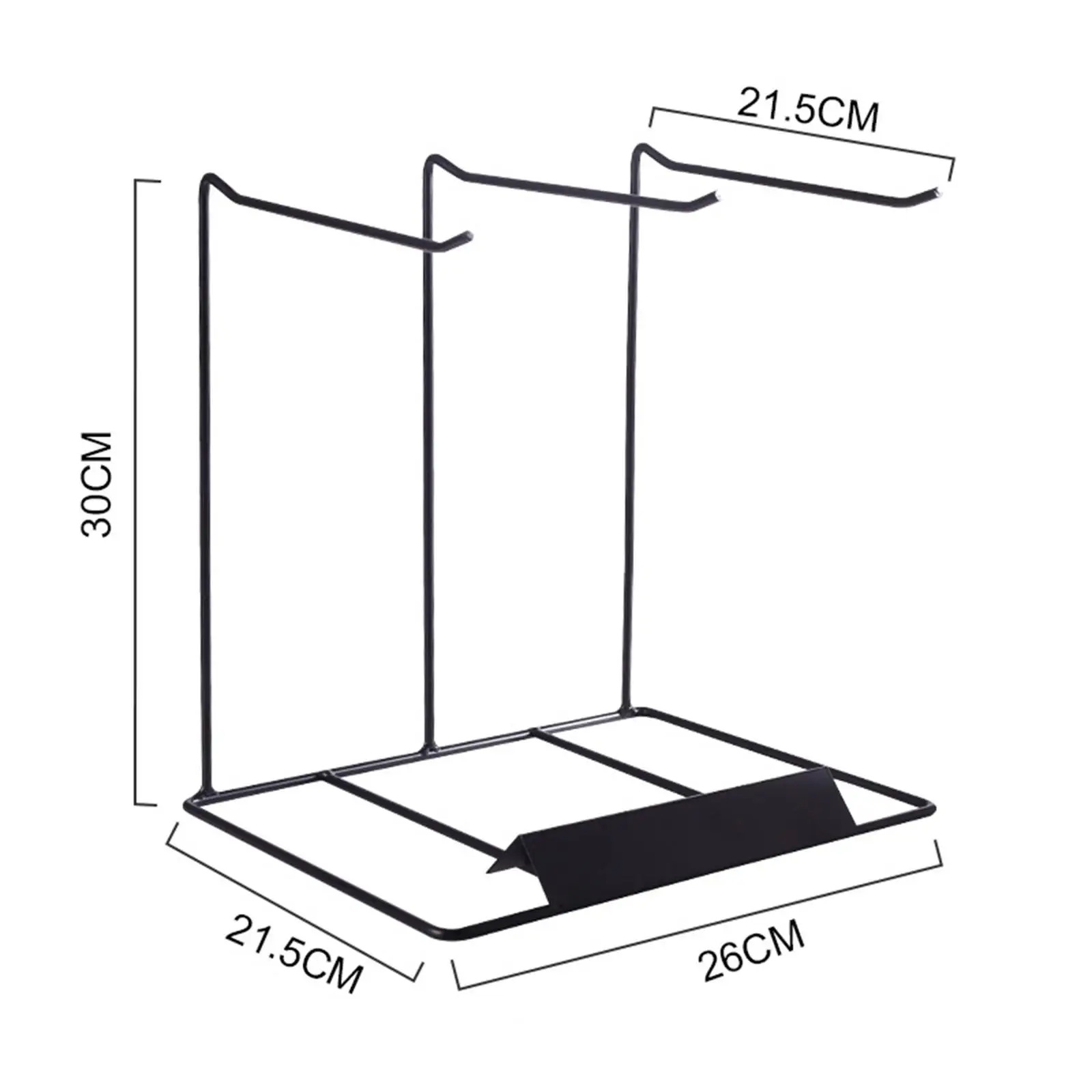 Jewelry Organizer Display Stand Metal Jewelry Stand Stylish Home Vanity Jewelry Holder for Rings Keychains Headbands Bracelets