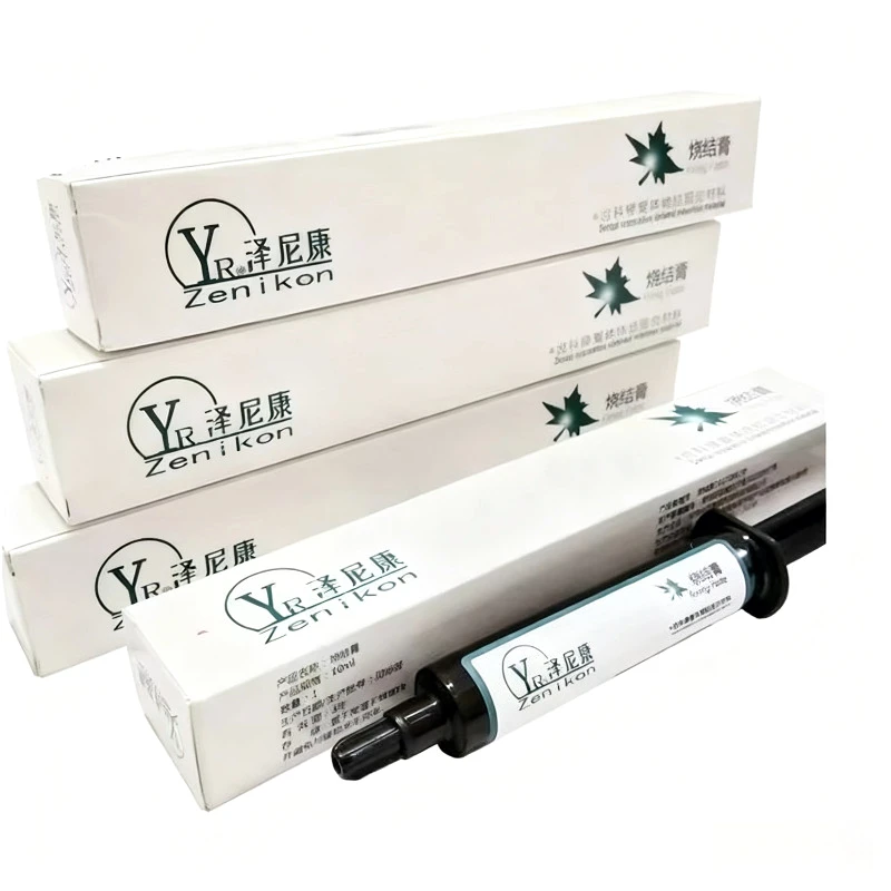 Pasta di sinterizzazione dentale intarsio impiallacciatura ponte corona intarsio alto ponte corona singola strumenti materiali per restauro di laboratorio dentale