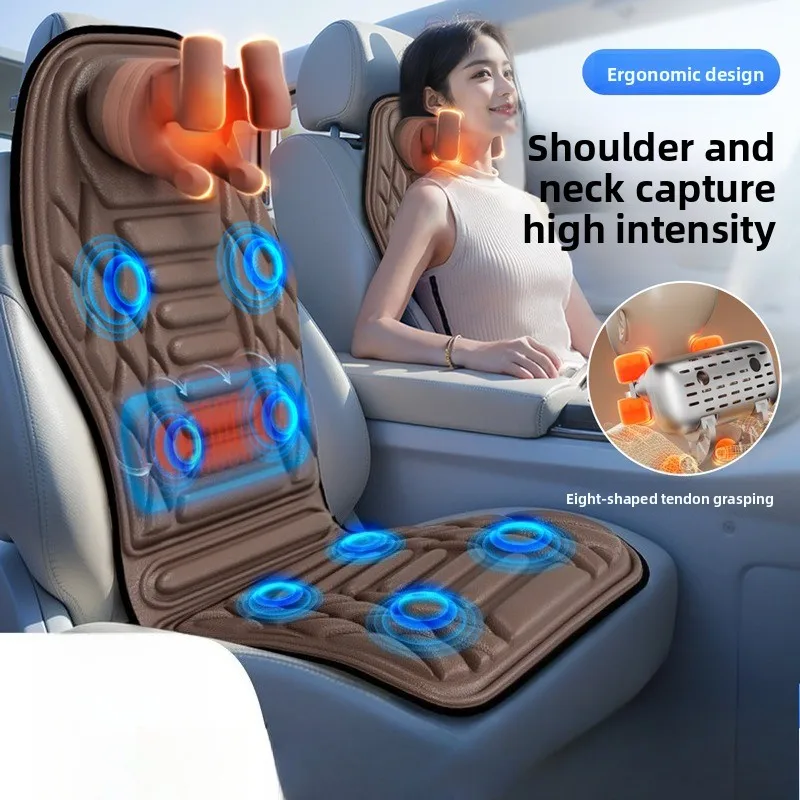 

Home Cervical Massager Electric Airbag Car Massage Cushion Kneading Vibration Hot Compress Cushion Massager
