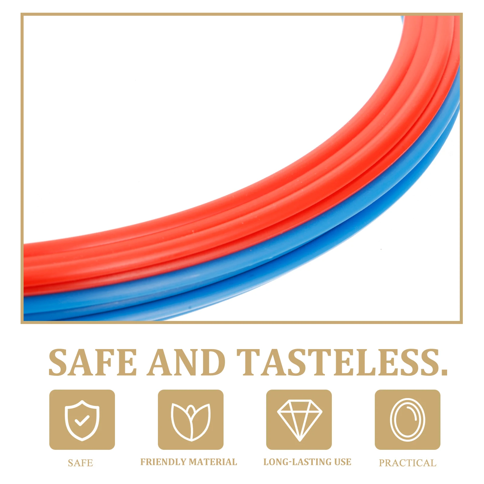 

6 PCS Soccer Training Rings Agility Rings for Footwork Endurance Muscle Toning Workout Portable Circles Sports Marking Team