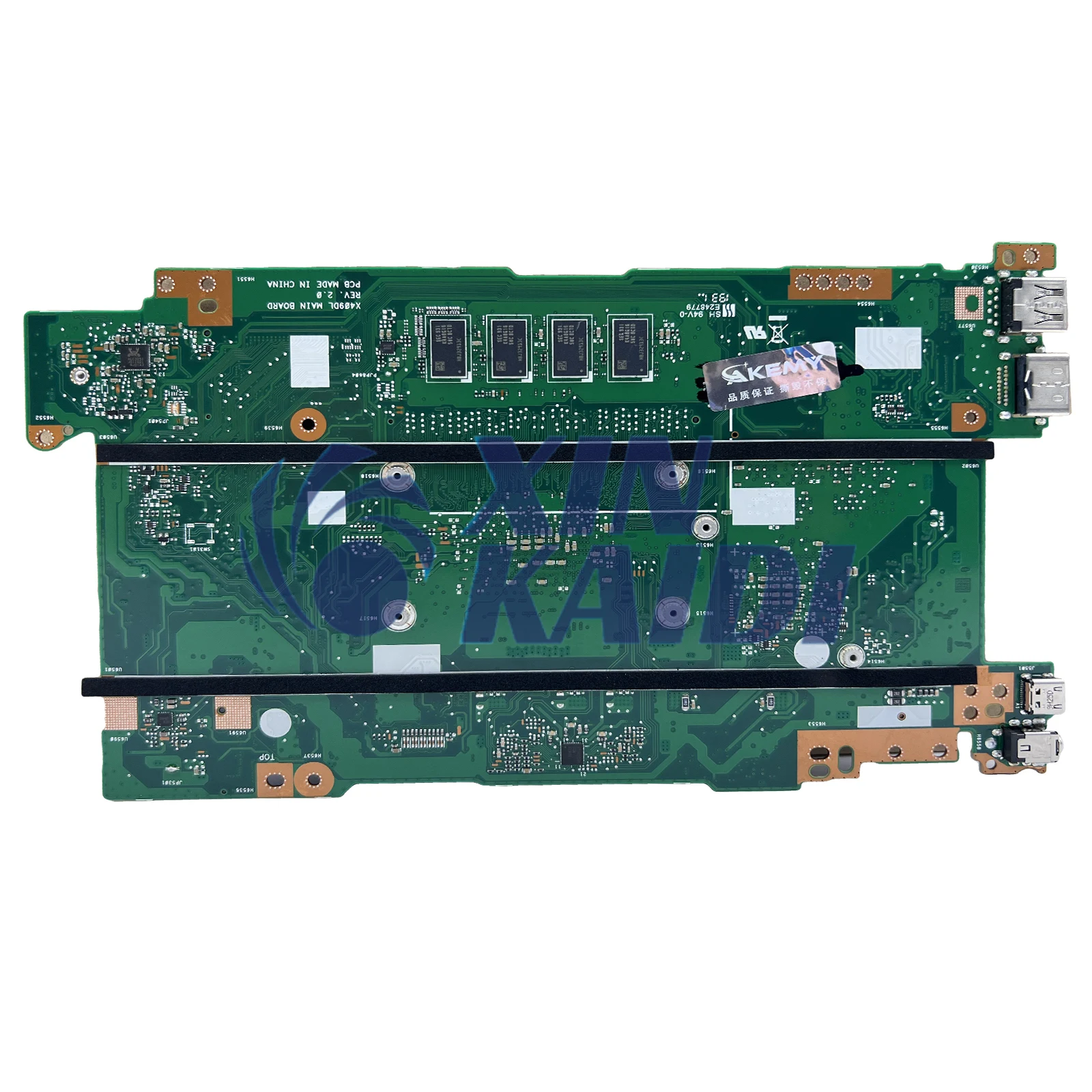 Imagem -02 - Placa-mãe Portátil para Asus Notebook Mainboard r3 Cpu 4g Ram X509dl X409dl X409da X409dj X509da X509dj