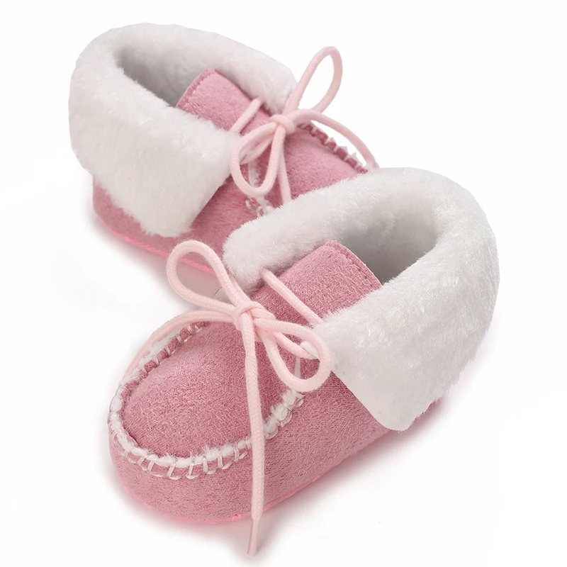 Klassische Baby warme Schneeschuhe Neugeborene weiche Sohle leichte Wanderschuhe für Alter 0-1