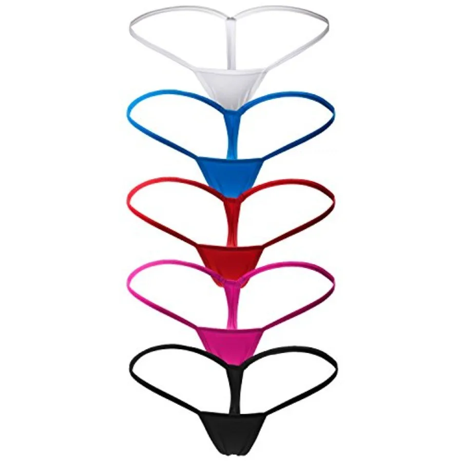 

ETAOLINE Women's Low Rise Micro Back G-string Tiny Thong Panty