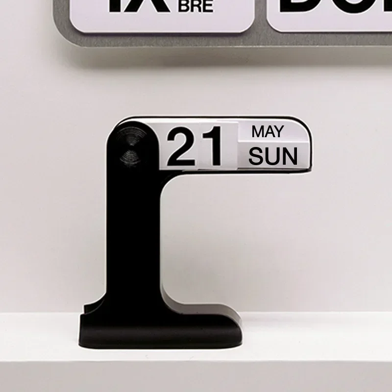 Latest Models Ins Creative Flippable Calendar Rotatable Desk Calendar Art Crafts Ornaments Home Decoration Accessories