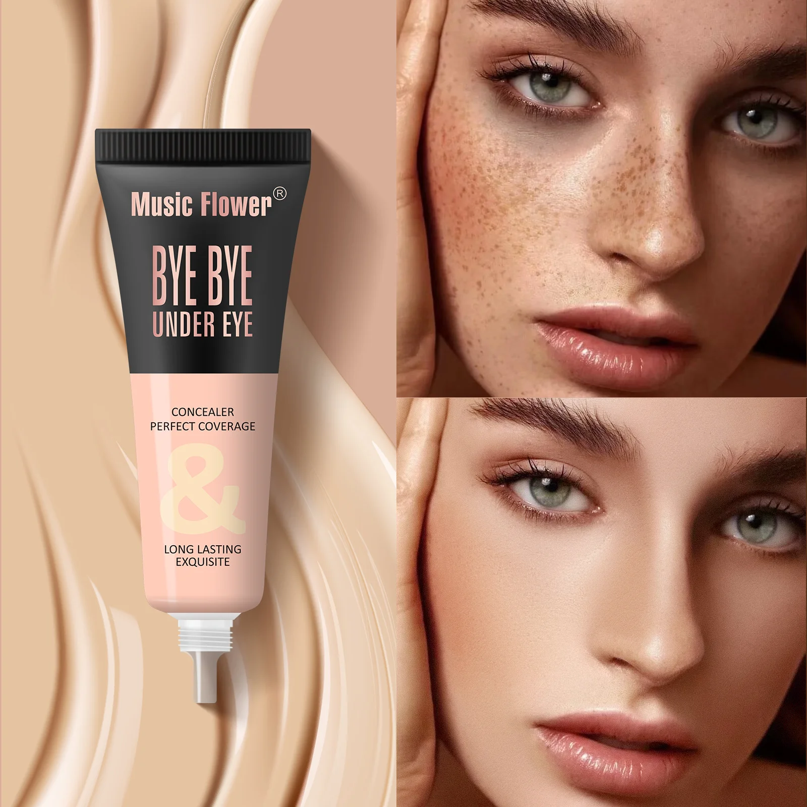 

Concealer Perfect Coverage&Long Lasting Exquisite, Foundation, Buildable Foundation For A Smooth, Satin Finish, 0.422fl.oz