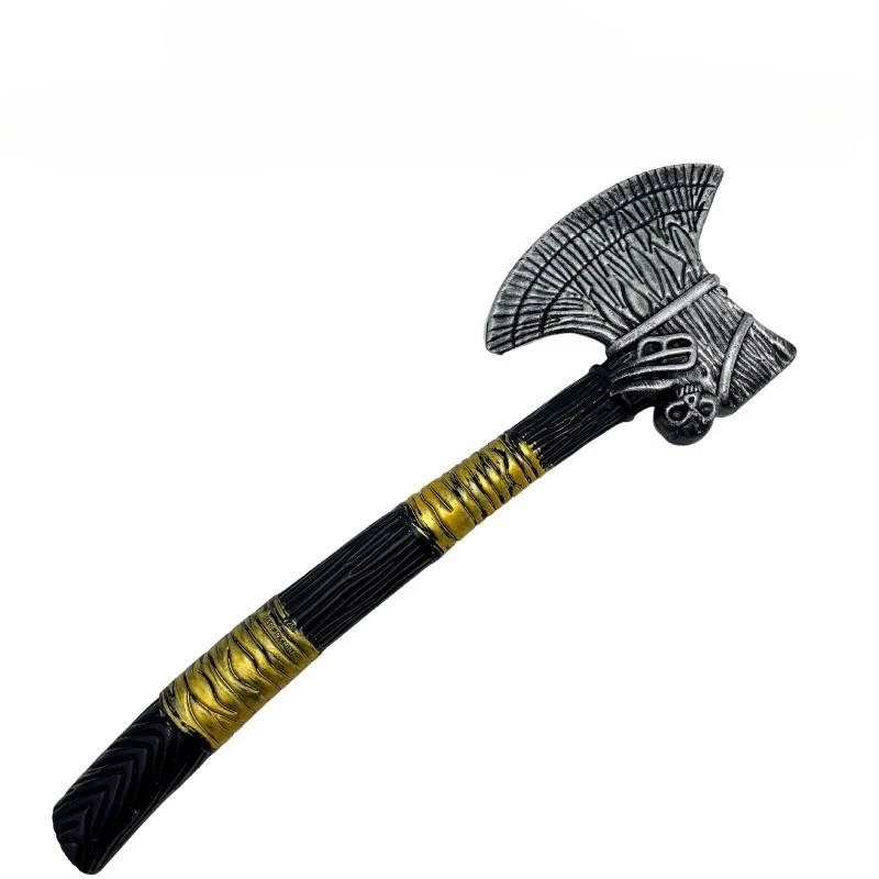 50cm/19.69in PU 해적 도끼 할로윈 모델 소품 무기 애니메이션 주변기기 파티 용품 코스프레 디스플레이 수집용 장식