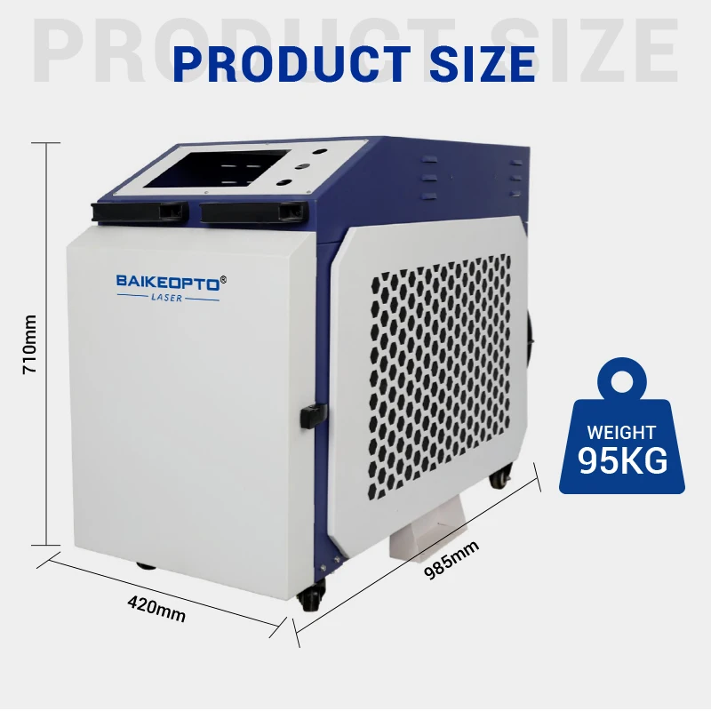 2kw Metaallasser Handheld Fiber Laser Lassen 2000W Machine Aluminium Staalplaat Buislassen