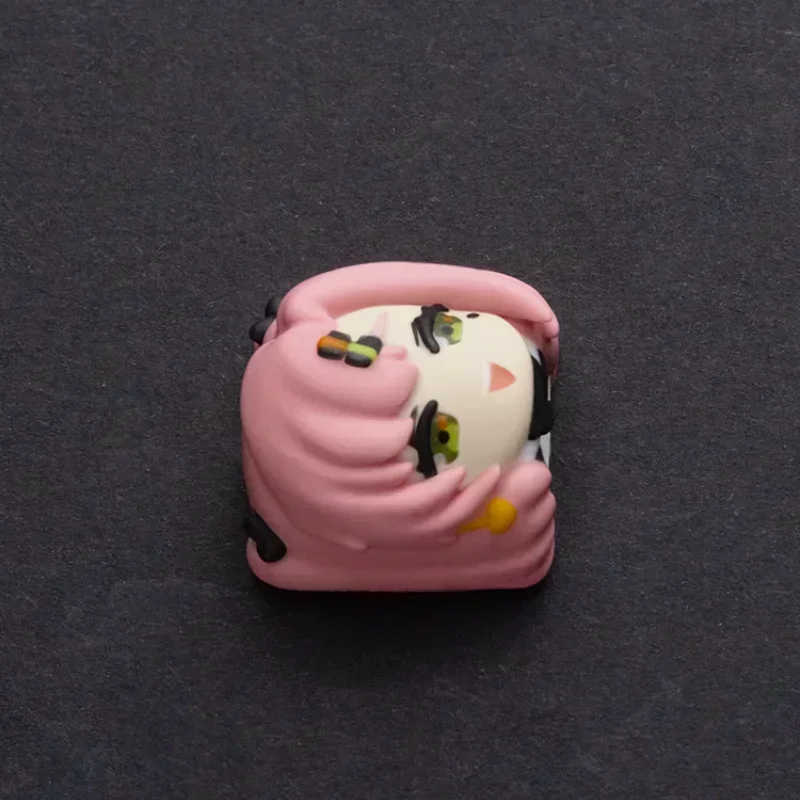Ellen Joe Anime Keycaps 3D Resin Nicole Artisan Keycaps for Mechanical Keyboard Accessories Customized Keyboard Caps MX Switch