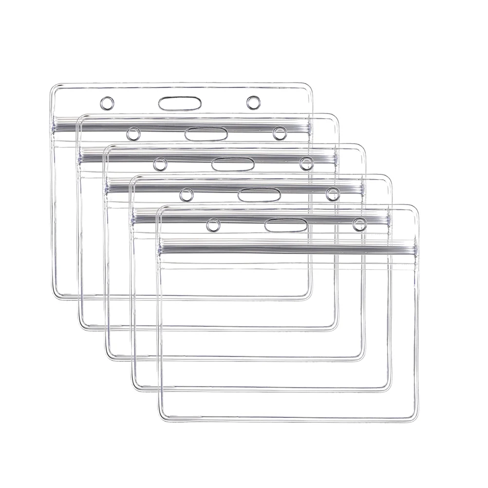 Porte-Danemark ge Transparent et Étanche pour Bureau et École, Motif Horizontal, 10 Pièces