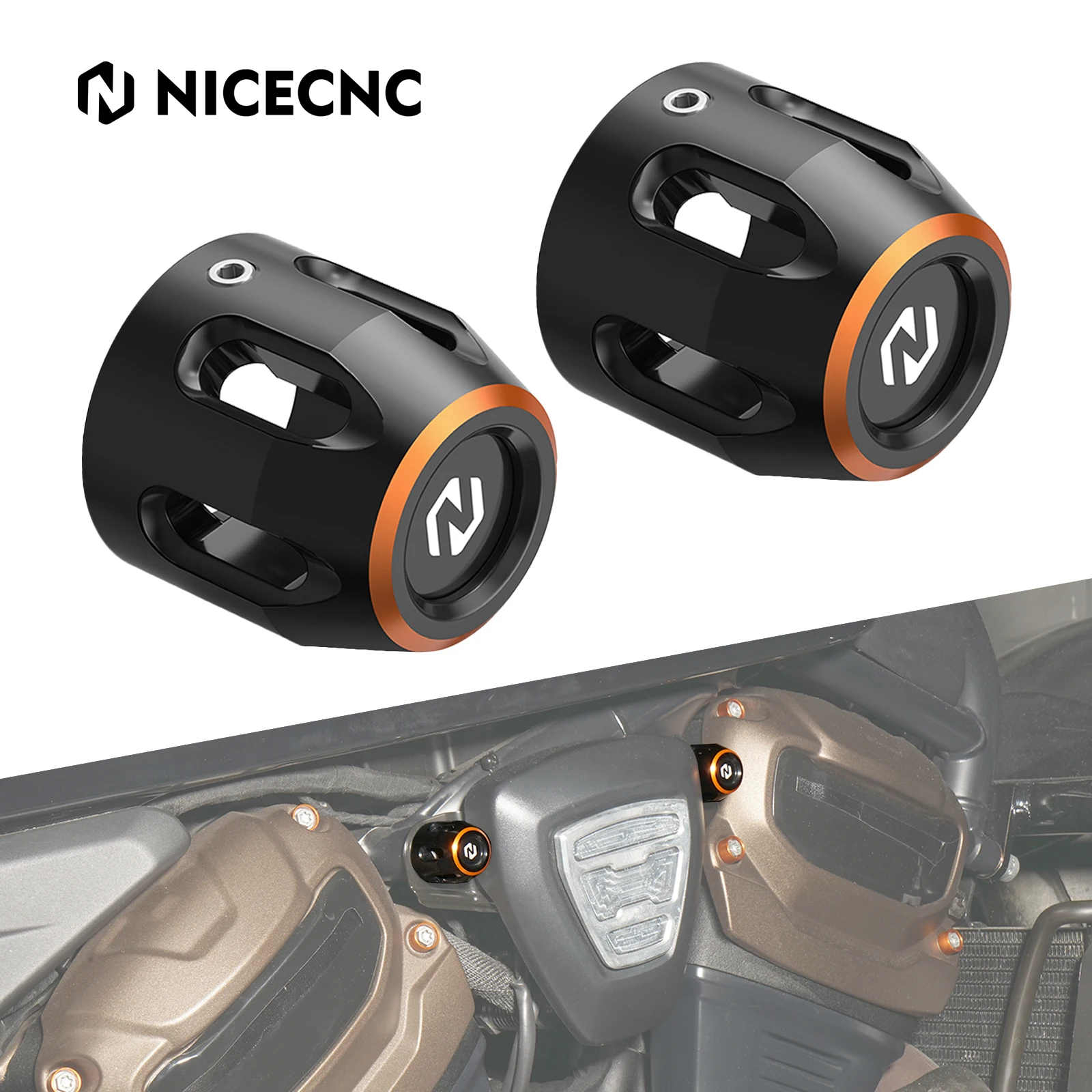 

Motorcycle Engine Ignition Coil Bracket Screw Caps for Harley RH1250S Sportster S RA1250/S Pan America 2021 2022 2023 2024