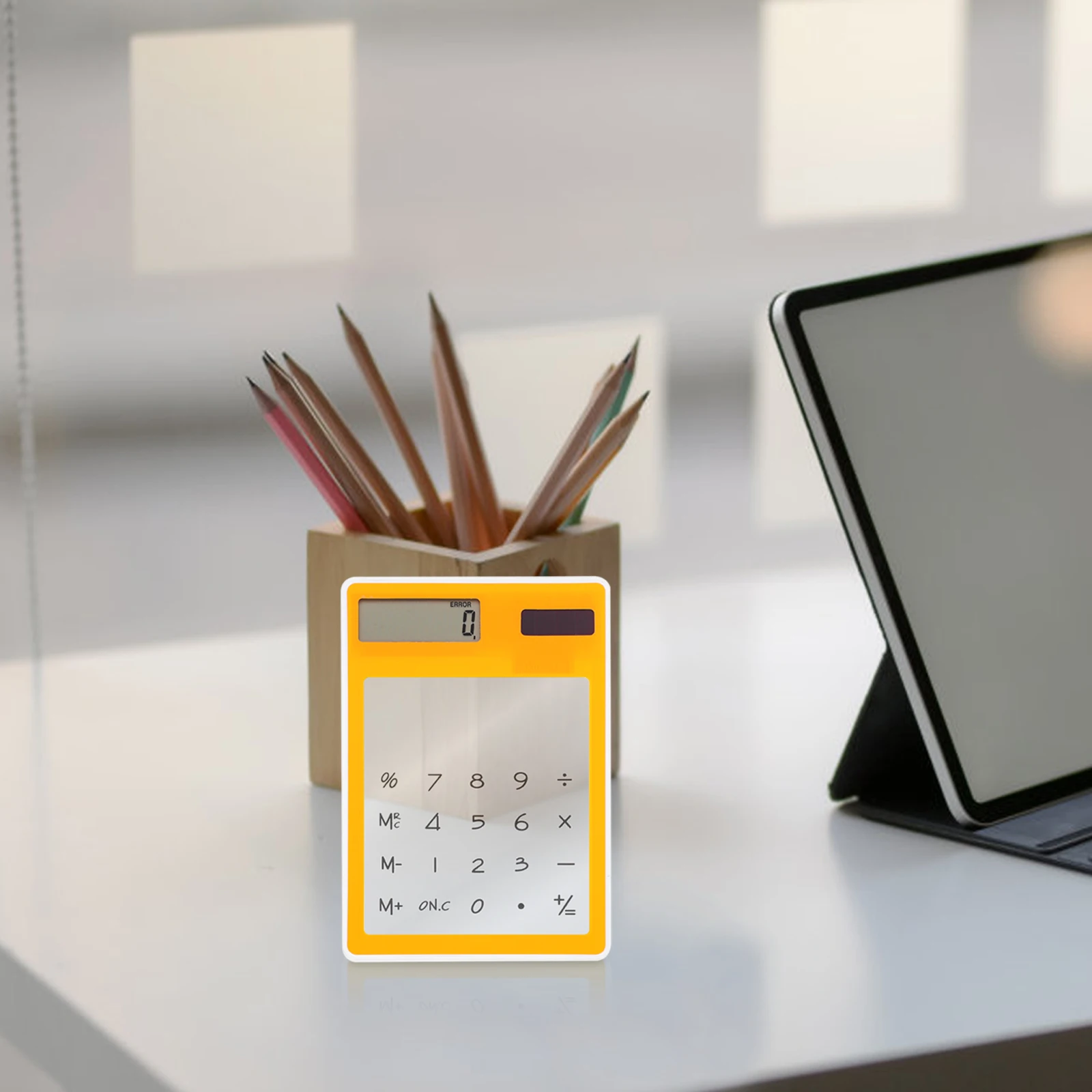 

Touch Calculator Cute Office for Desk Mini School Secondary Simple Clear Basic Student Portable Small
