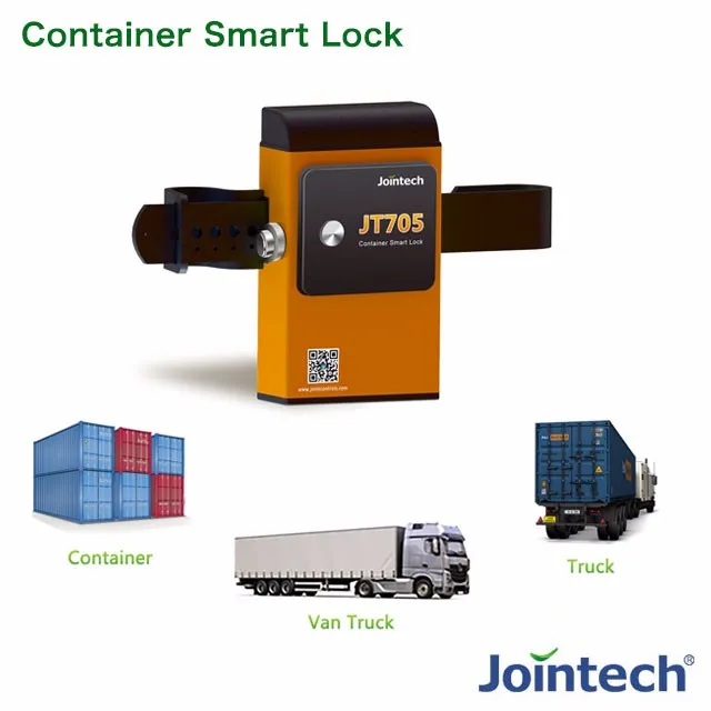 Jointech inteligentna kłódka Gps do monitorowania kontenera morskiego dzwonek do drzwi monitorowania Gps Eseal locking aktywów Rfid