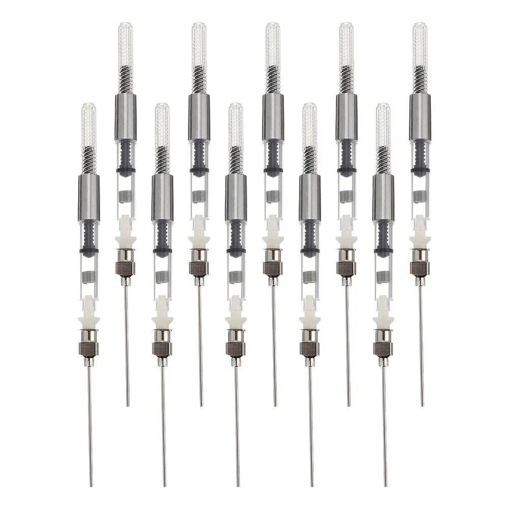 

10 шт., ручка премиум-класса, инструмент для поглощения чернил, простая установка, удобный для переноски, аксессуар для авторучки, помощник по заполнению чернил