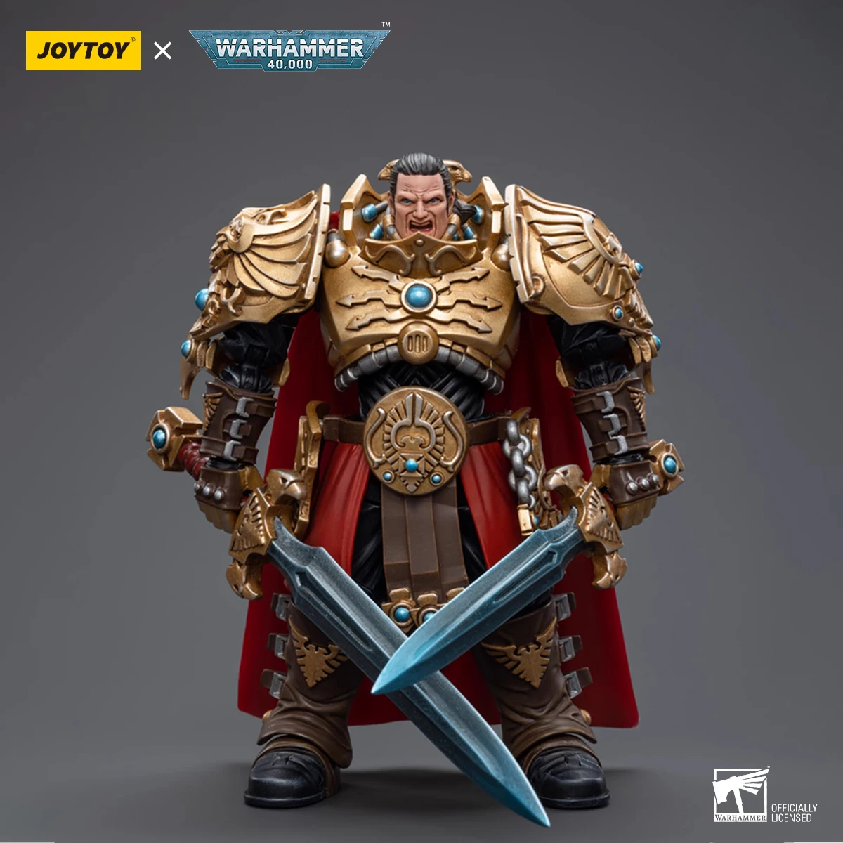 JOYTOY Warhammer 40K Action Figure Adeptus Custodes Blade Champion Anime Figure Joints Movable Figurine Collection Model Toys