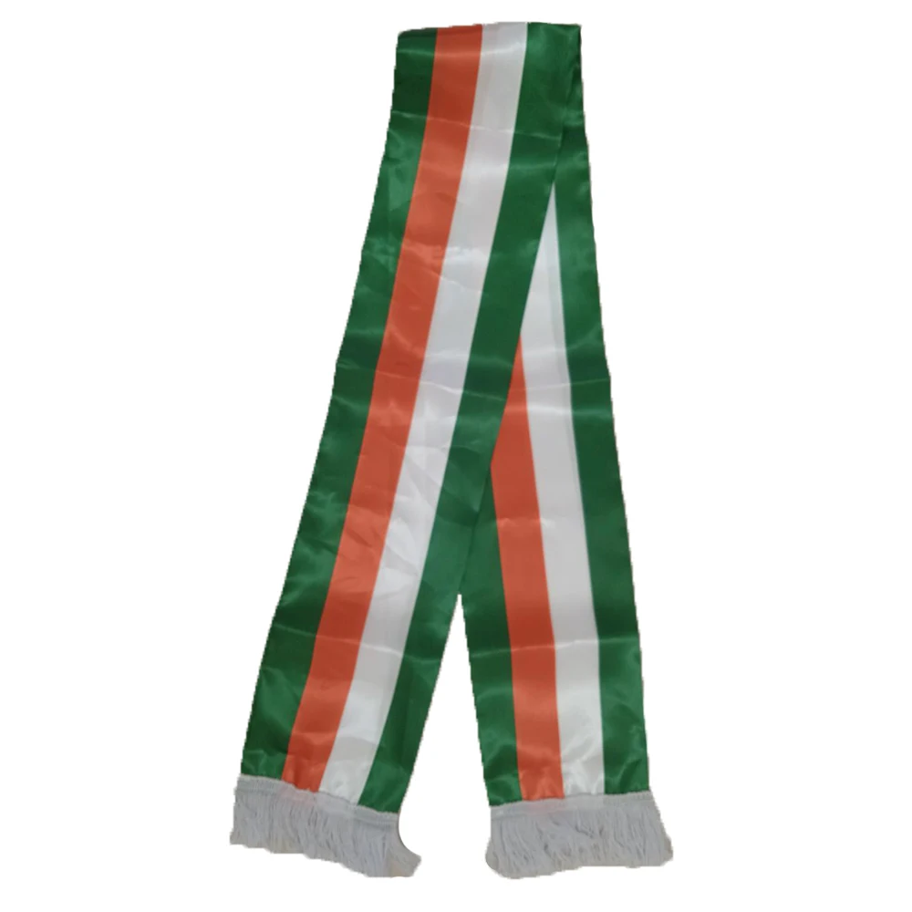 Country Double Side Printing Stain Football Soccer Fans St. Patrick's Day National flag Britain Ireland Scarf