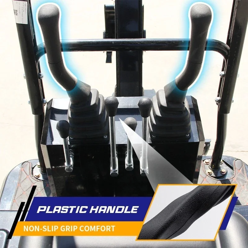 USA Stock EPA 1 tonnellata Mini escavatore idraulico cingolato 13,5 HP profondità massima di scavo 10'1''-11' giardino, fattoria