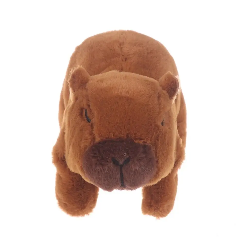 Caminar chirrido juguete de capibara de peluche electrónico puede caminar luz brillante correr canto capibara perro eléctrico lindo