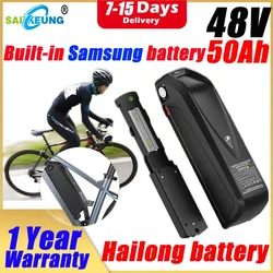 With Charger Hailong 48v 20 24 40 50 60 Ah Batterie Velo Electrique Batteria Bici Elettrica Ebike 30ah 48v 2000w Lithium Battery