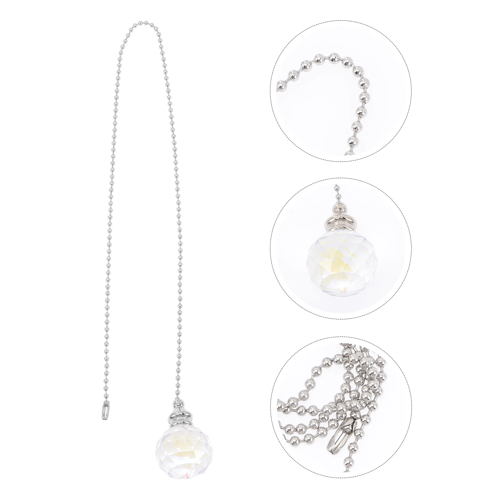 

2 шт., прозрачный кристалл, удлинитель для потолка, прочный сменный кулон, современный дизайн, спальня, гостиная, декоративное использование