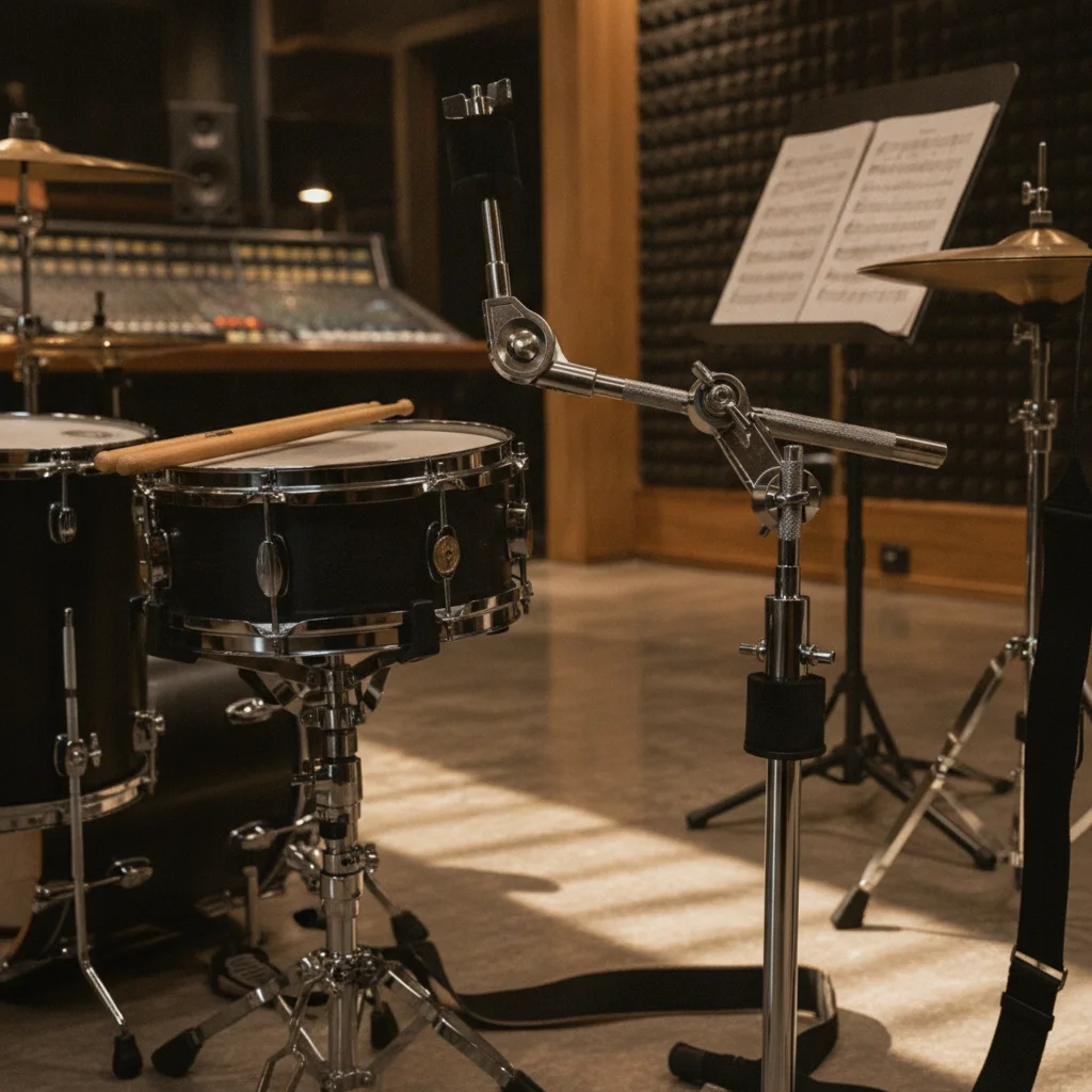 Articulated Extension Arm Boom Cymbal Arm Drum Set Mounting Clamp Easy to Install Music Hardware for Studio Setups