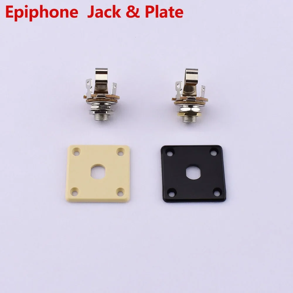 New - Original Genuine Output Jack And  Plastic Plate For Epi-phone Electric Guitar 【Made in Korea】