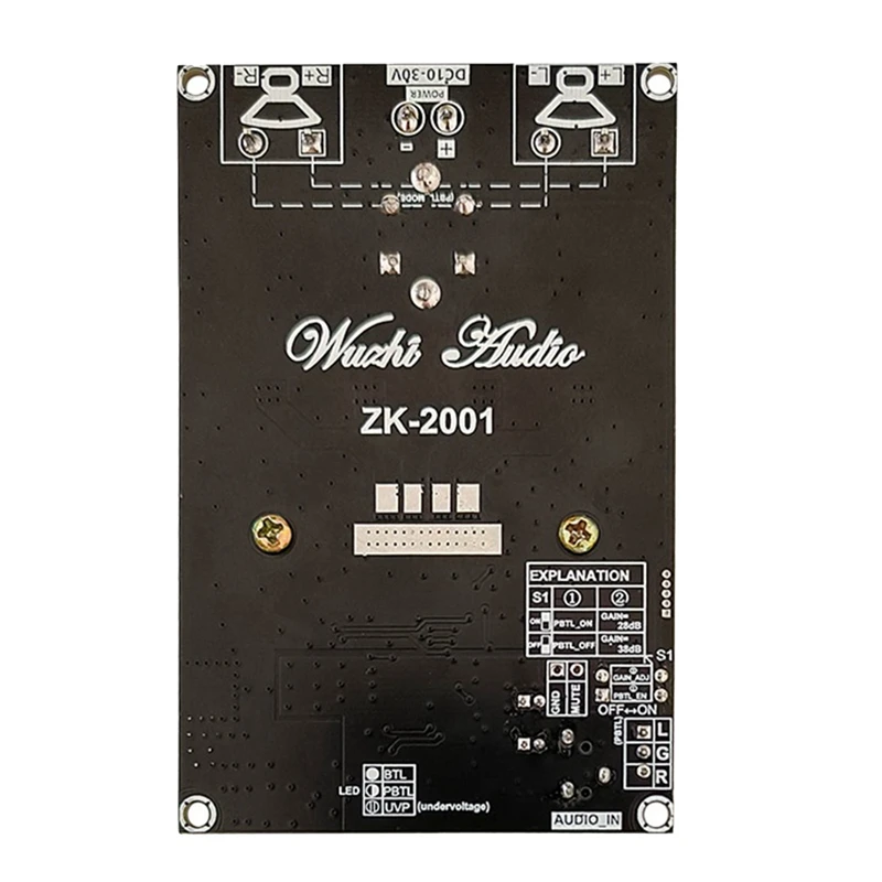 Digital Amplifier Board Module 2001 Pure Rear Stage High Power TPA3221 Stereo 100Wx2 Bridge Mono 200W Module