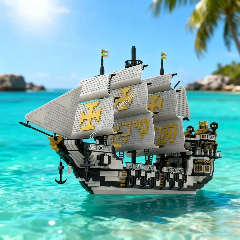

4363pcs MOC St Michael s Galleon Boated Model Building toy blocks Assemble creative Christmas gifts idea Education Brick Kids