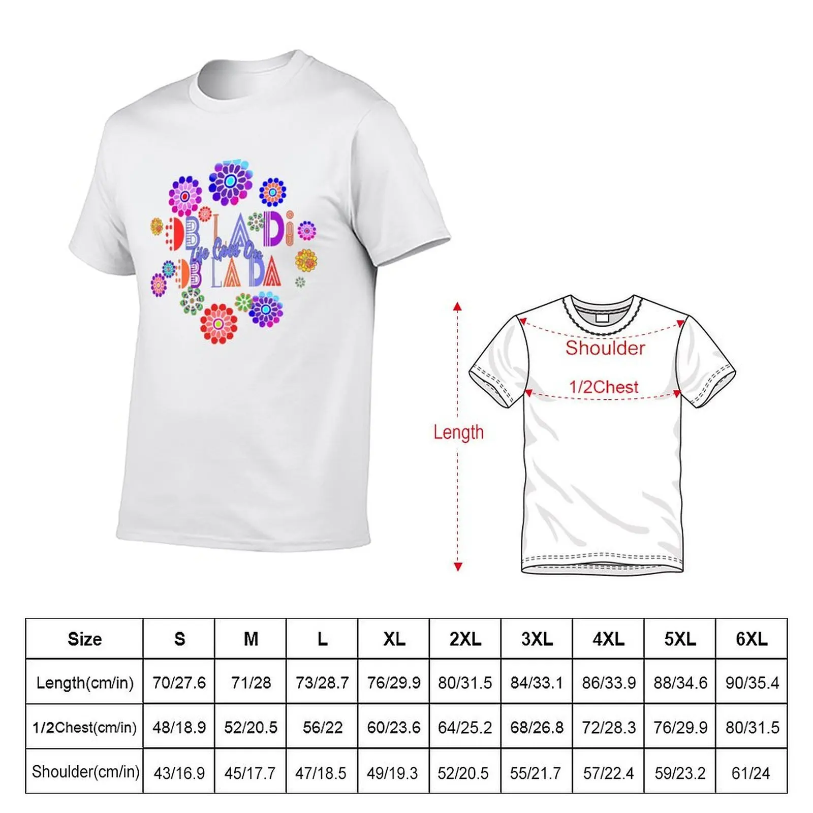 Ob La Di, Ob La Da T-Shirt anime graphic shirts men clothes