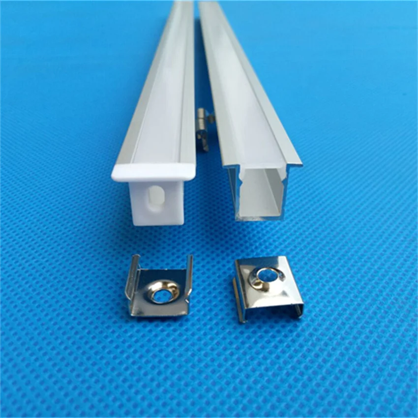 

2M/PCS Shoe shelf linear lighting led profile led aluminum profile for linear light recessed led channel