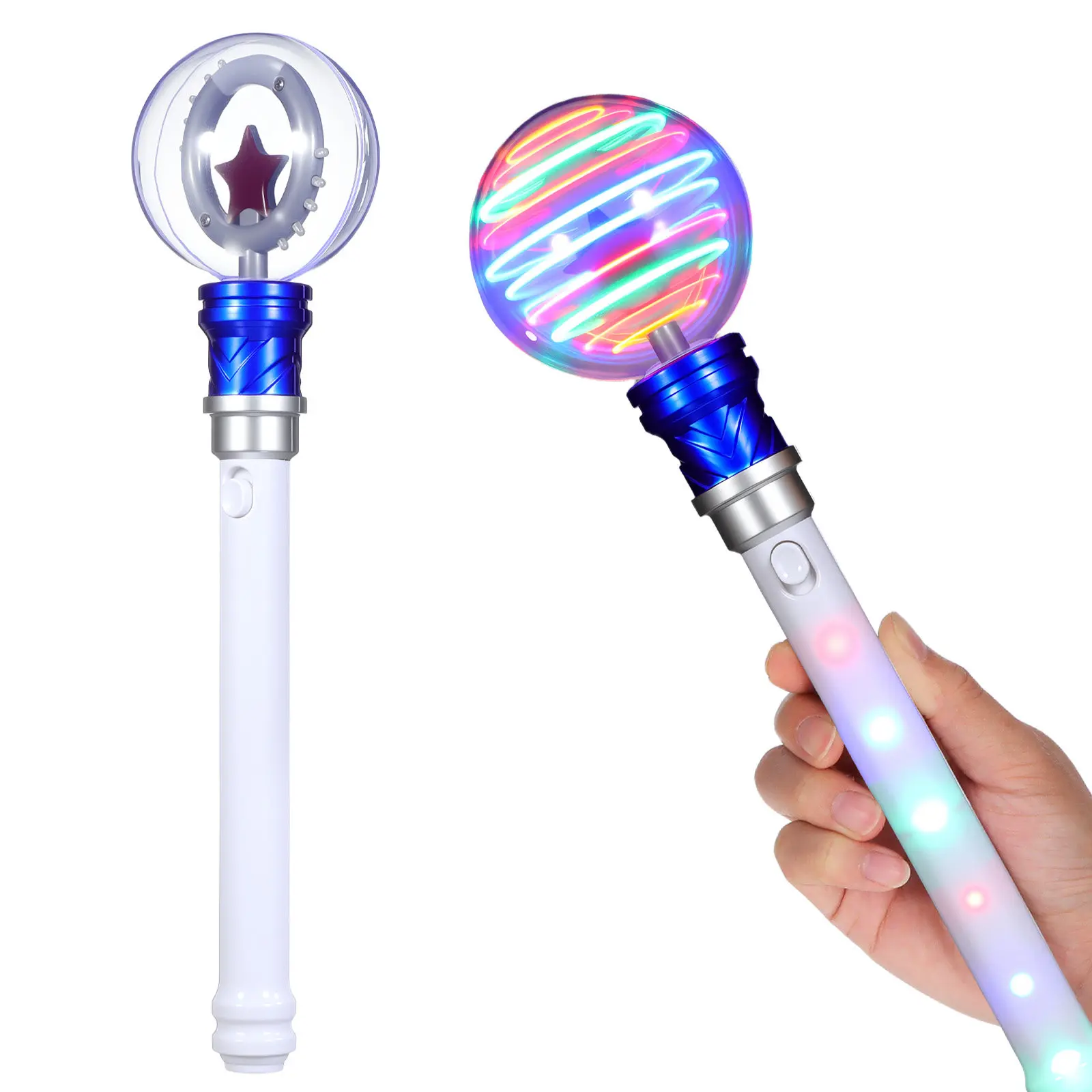

1Pcs LED Flashing Glow Stick Handheld Party Supply Night Concert Glow Wand Light Up for Kids Flashing Sticks Handheld Glowing