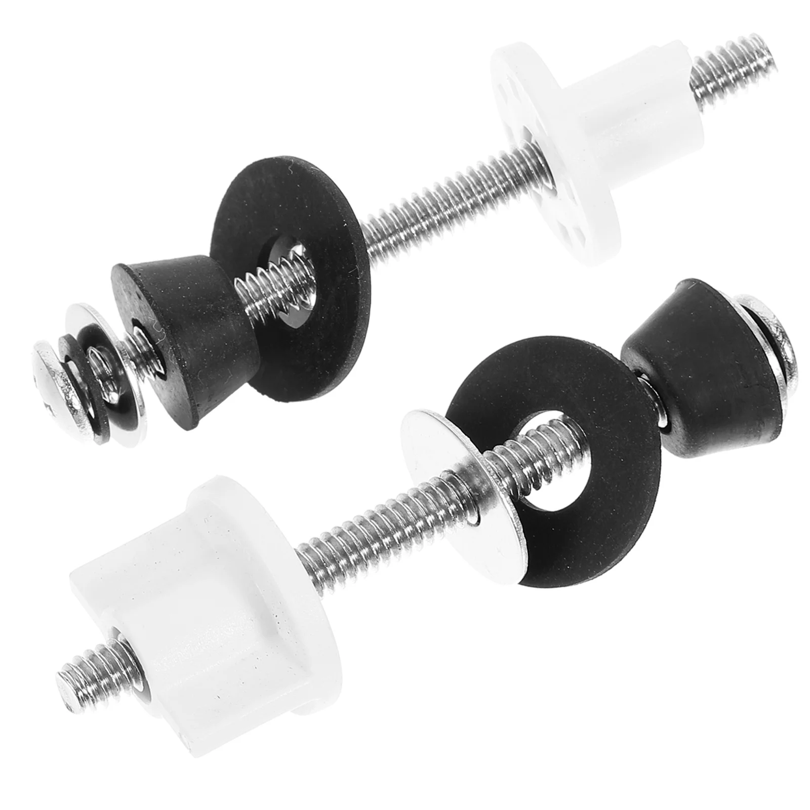 

2Pcs Easy Install Toilet Seat Screws Stainless Steel Universal Mounting Bolts for Toilet Seat Hinge Fixing Bathroom Repair Parts