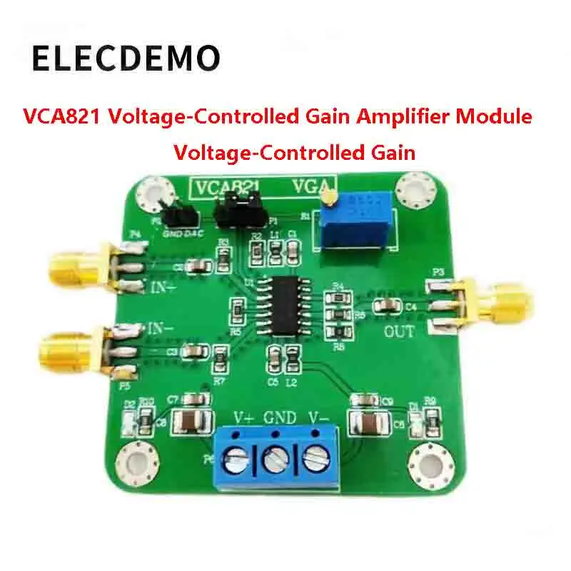 

Модуль VCA821 Усилитель усиления контроля напряжения Электронный гоночный модуль Программируемый усилитель усиления Аутентичный