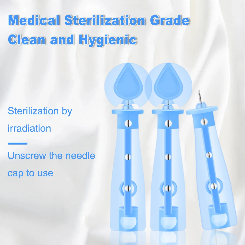 150pcs Disposable Acne Needles Closed Comedones Acne Needles Tools Acne Blackhead Remover Needles Ultra Fine Cleaning Tools