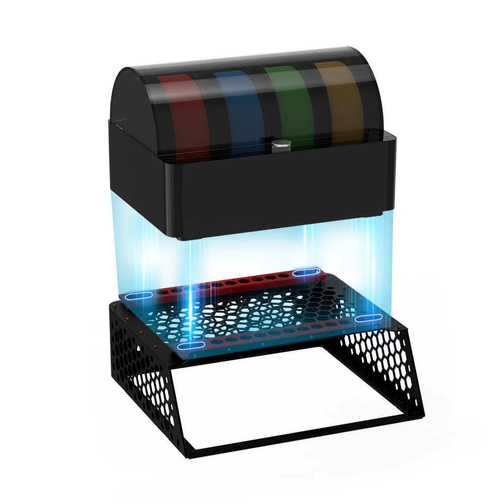 BIGTREETECH Panda Perch Dual AMS almacenamiento Modular expandible construcción de aluminio para Bambu Lab P1P P1S X1C X1E dos AMS/AMS 2 Pro